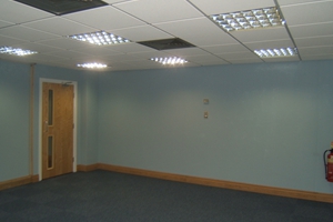 Office finished in a Tektura Wide-Vinyl for
Esterform Packaging Ltd - AFTER